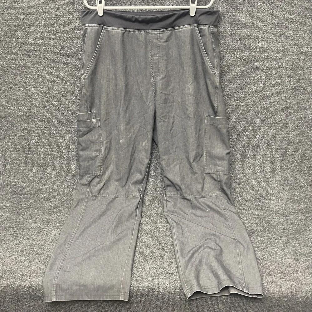 FIGS Axim Cargo Scrub Pants Mens Sz XL Graphite Gray T2001